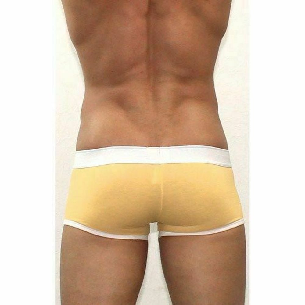 Мужские трусы хипсы желтые Diesel Yellow Boxer