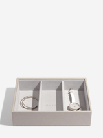 Органайзер для украшений и часов Stackers Classic Jewellery Box, 3 секции -Dove Grey & Rose (Navy Blue / темно-синий / Navy Blue / Органайзер с крышкой)