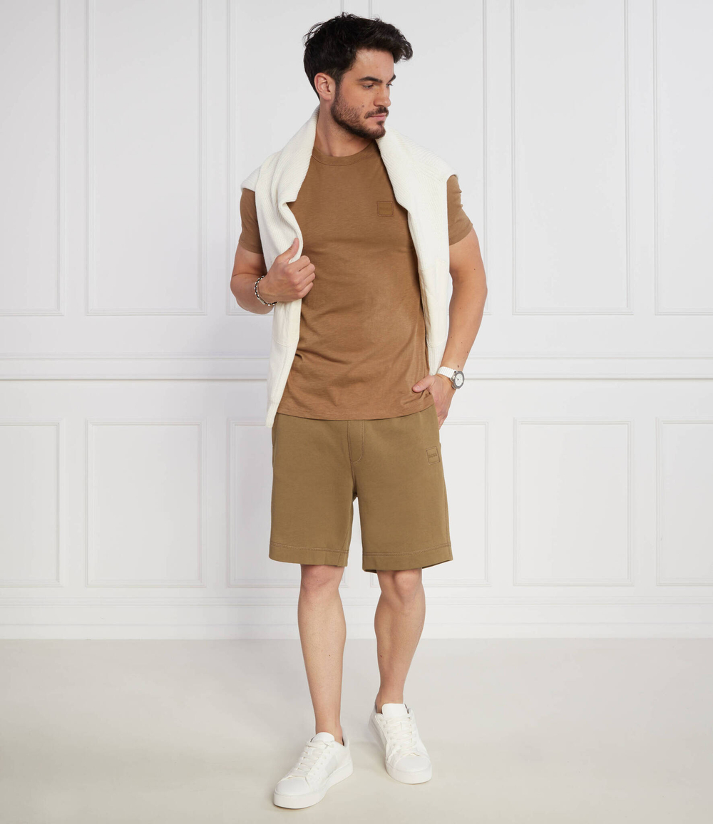 Шорты Sewalk BOSS ORANGE - хаки(50468454)