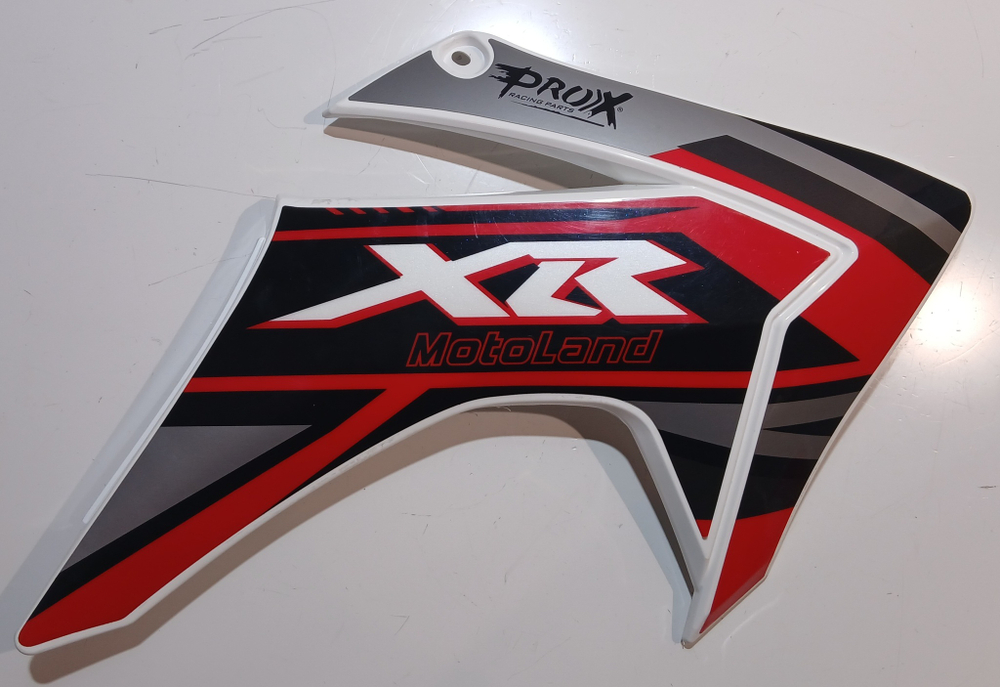 Пластик бака правый (белый-красный) мотоцикл XR300 LITE