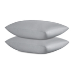 Комплект постельного белья из премиального сатина светло-серого цвета из коллекции essential, 150х20