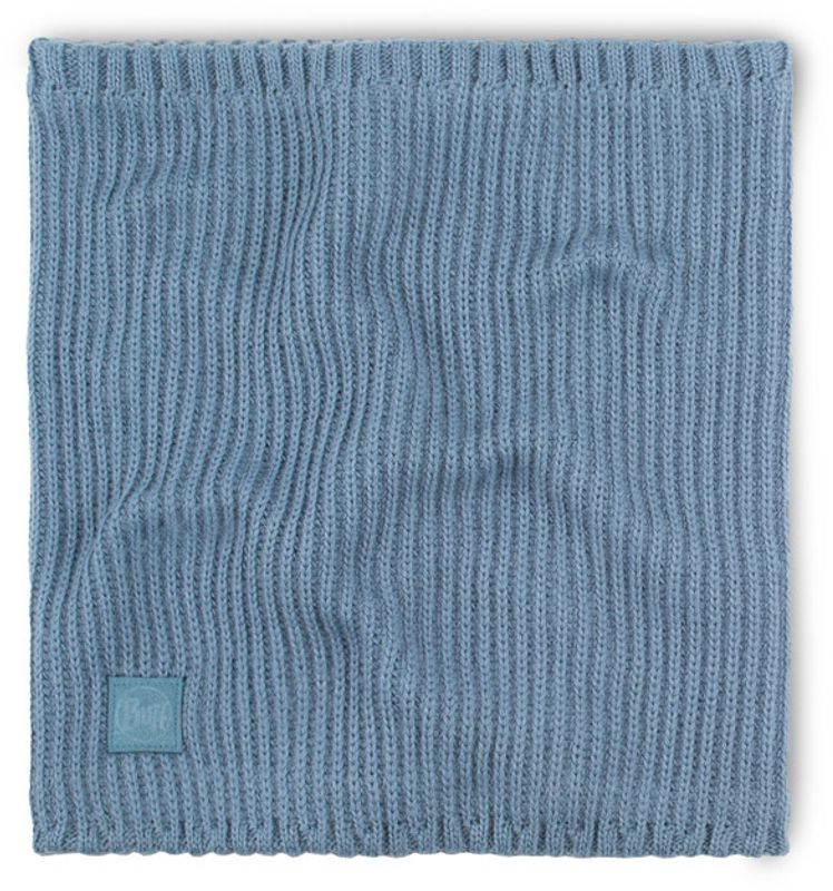 Вязаный шарф-труба с флисом Buff Neckwarmer Knitted Fleece Rutger Light Blue Фото 4