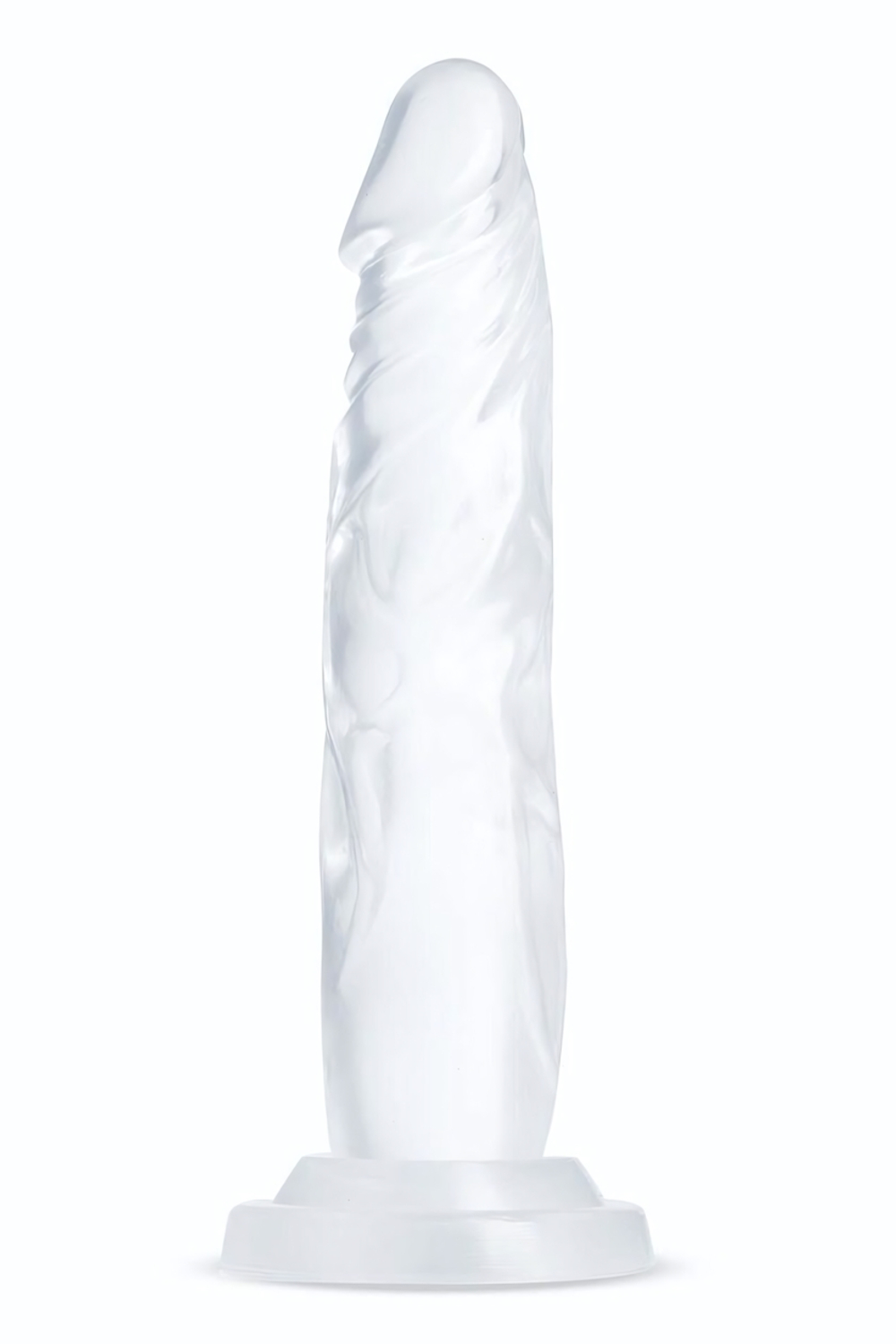 Прозрачный фаллоимитатор-реалистик Crystal - 19 см. (Цвет: прозрачный)