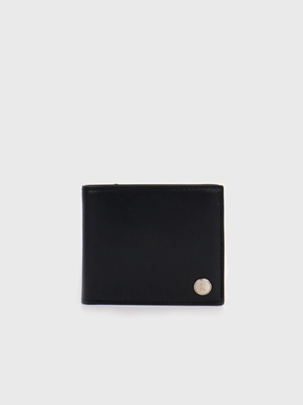 Кошелек Calvin Klein Monogram Logo Hardware Bifold Wallet Black