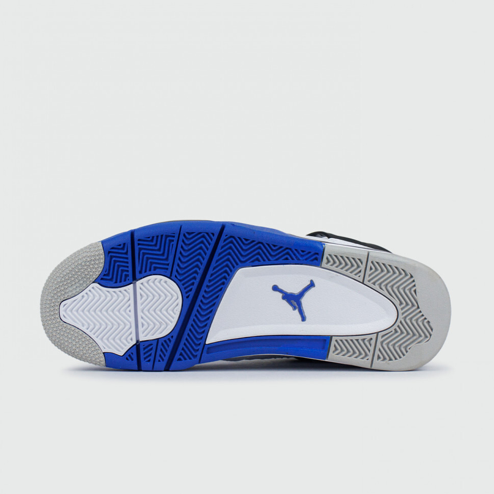 кроссовки Air Jordan 4 White / Blue / Black