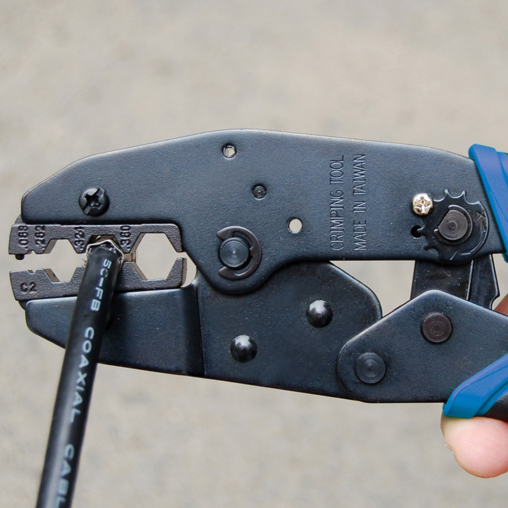 KING TONY (67GK-09) Кримпер храповичный для обжима неизолированных замочных клемм