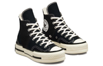 Converse 1970s chuck taylor trend deconstructed wind non-slip wear-resistant lightweight high-top canvas shoes for men and women the same style black and white