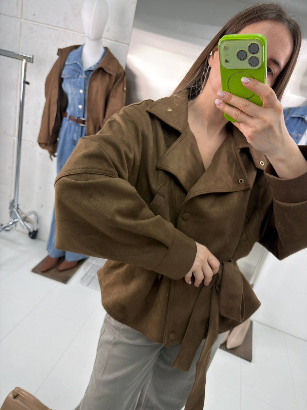 Куртка женская арт. 6796 цвет "коричневый"