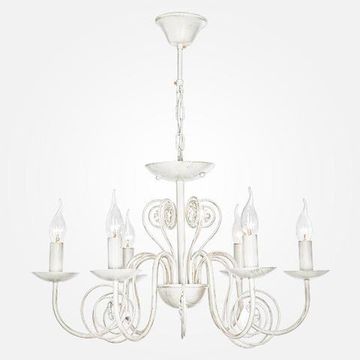 Люстра 60018/6 белый с золотом Chester Классика Eurosvet