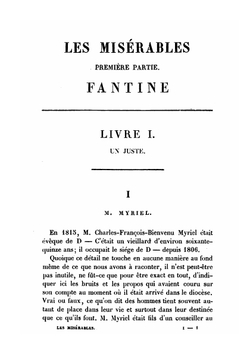 Les Misérables. Partie 1 | Victor Hugo