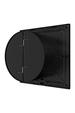 Вентилятор накладной SLIM D125 обр.клапан Obsidian DICITI
