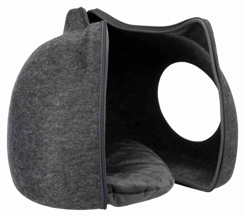 Лежак для собак и кошек Trixie Cat, размер 38x35x37см., антрацит