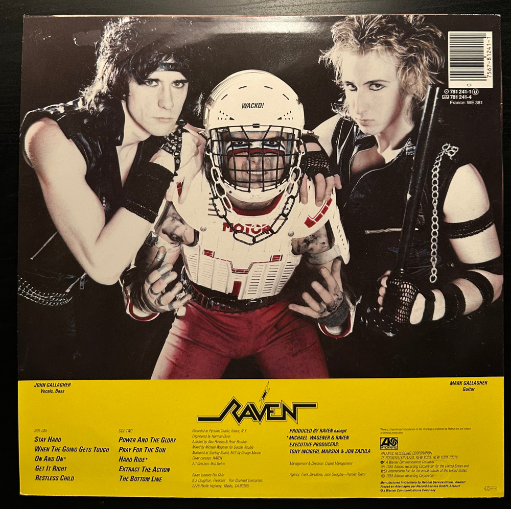 Raven - Stay Hard (Германия 1985г.)
