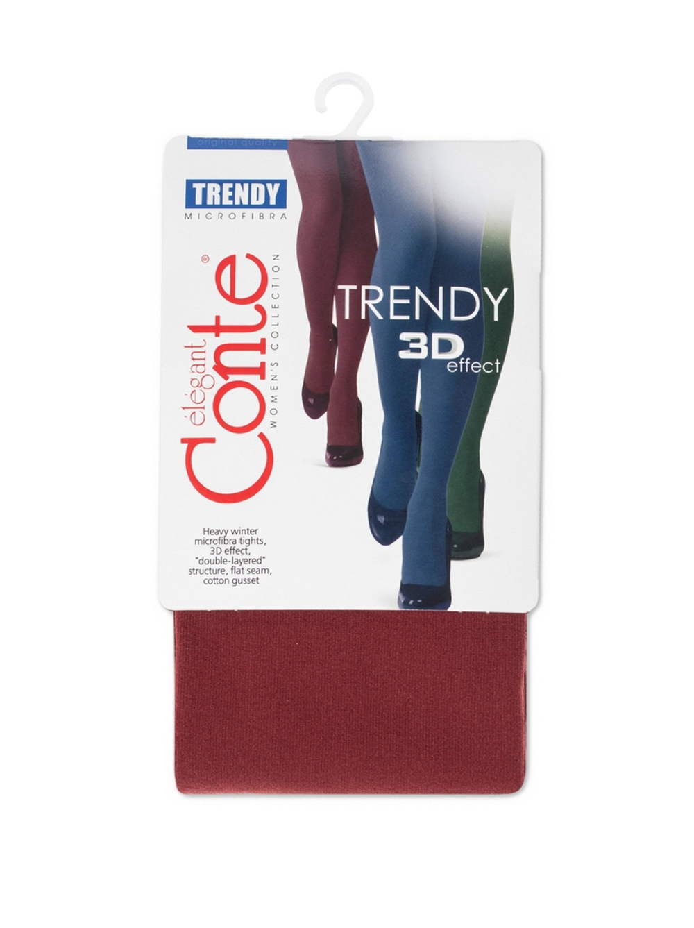 CONTE TRENDY 150 Теплые женские колготки из микрофибры