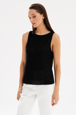 23586 Джемпер женский (черный)