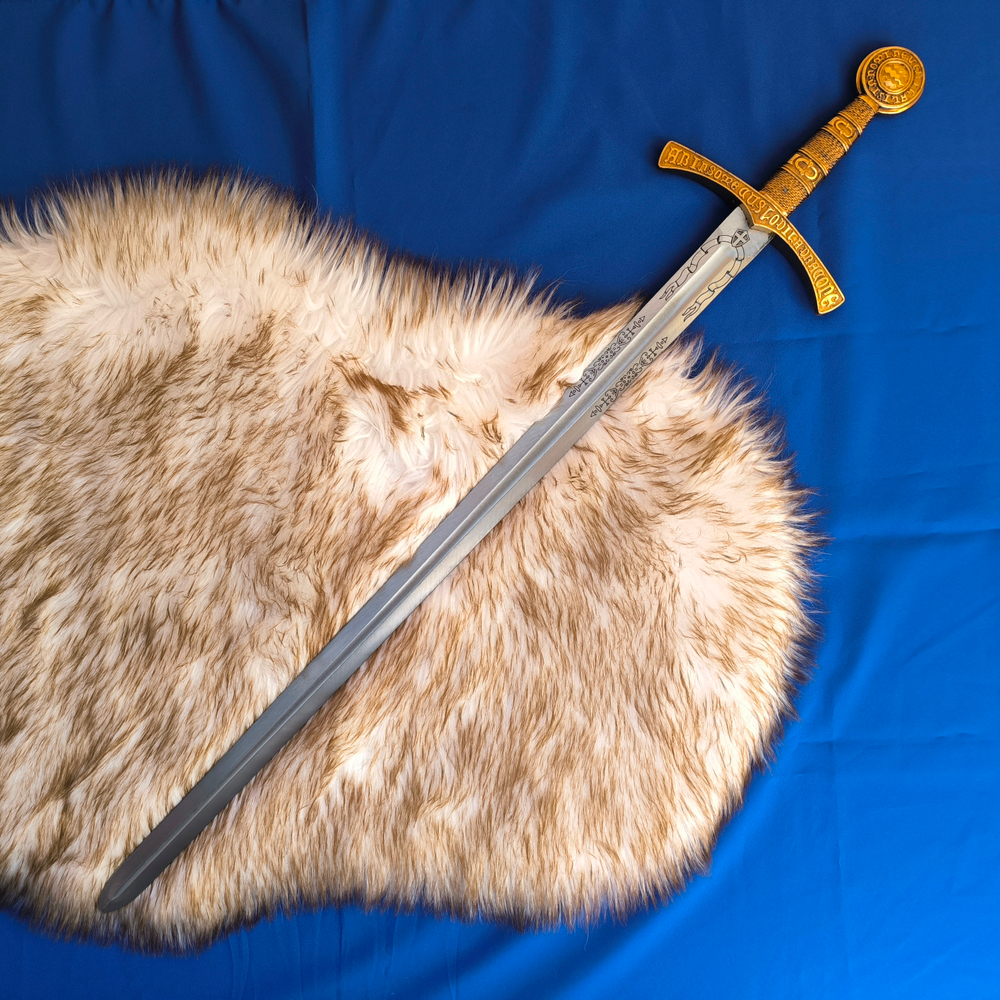 Меч средневековый в синих ножнах, 14 в. Франция, Denix DE-5201