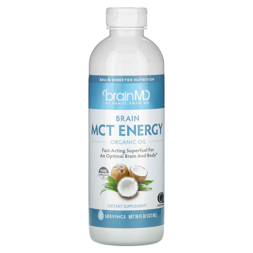 BrainMD, органическое масло MCT Energy для мозга, 473 мл (16 жидк. унций)