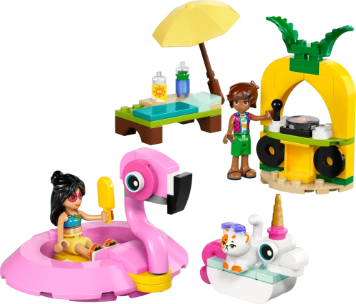 Конструктор LEGO Friends 42658 Вечеринка у бассейна с Единорогом и Фламинго