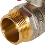 Кран шаровой полнопроходной ROMMER - 1"1/4 (ВР/НР, PN40, ручка-бабочка)