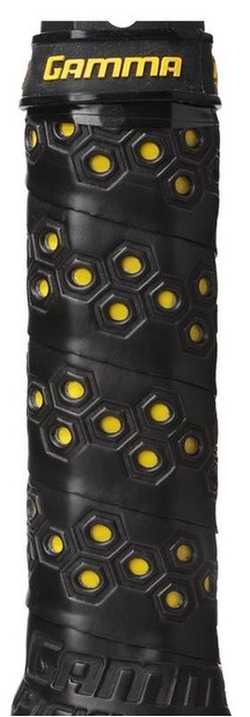 Намотки теннисные базовые Gamma Honeycomb Grip 1P - black/yellow