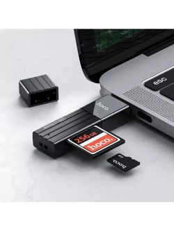 Картридер Hoco HB20 черный