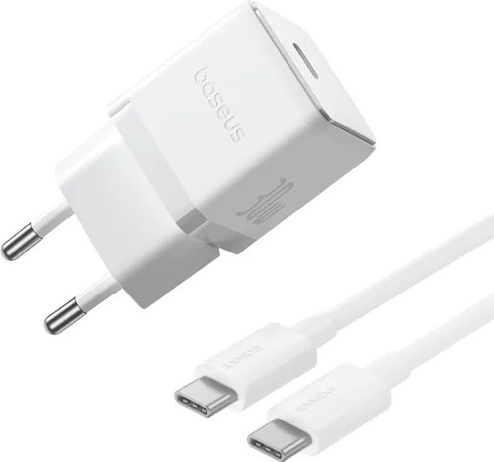 Зарядное устройство Baseus Palm USB Type-C белый