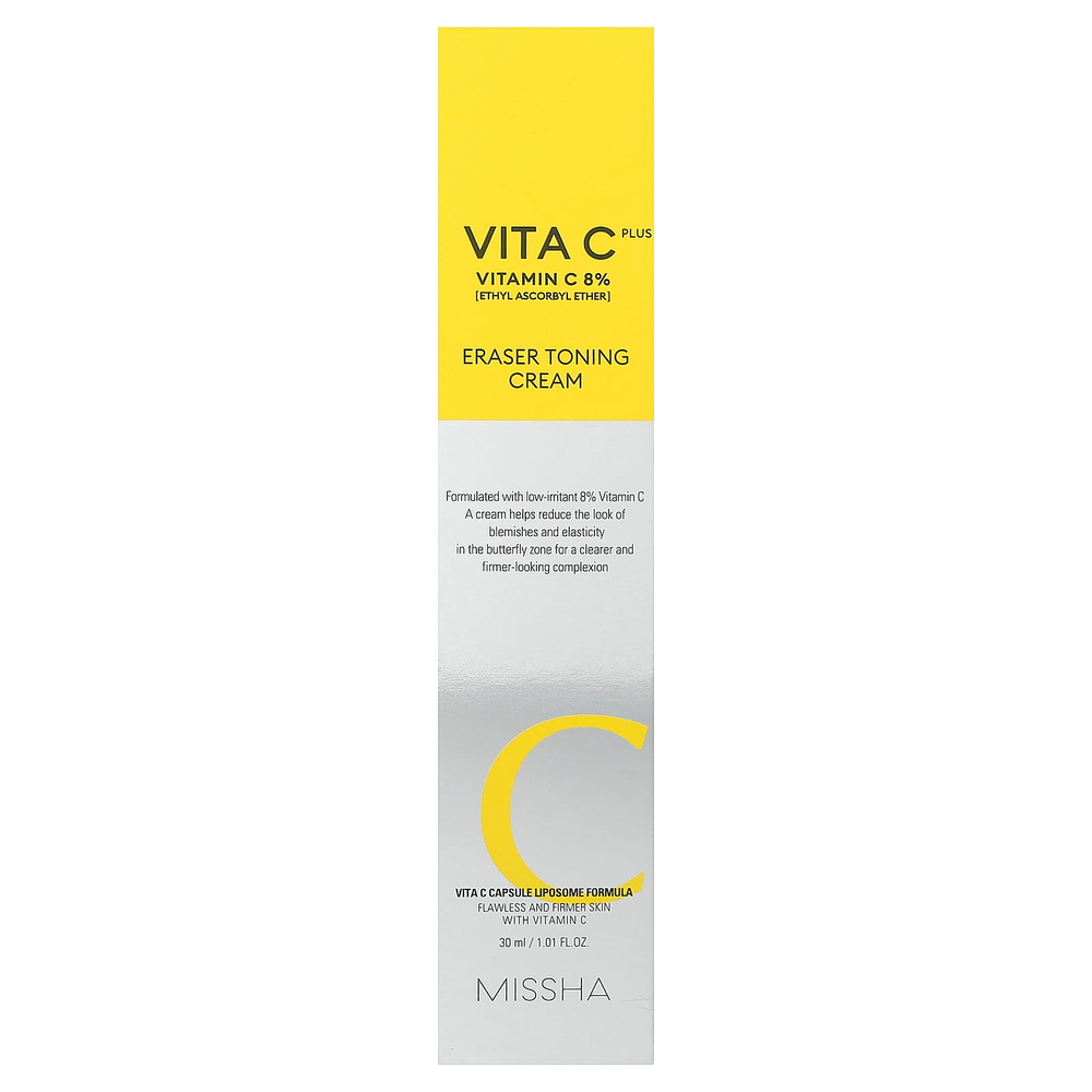 Missha, Vita C Plus, тонизирующий крем-ластик, 30 мл (1,01 жидк. унц.)