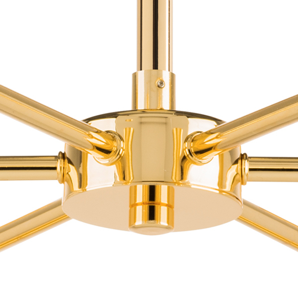 816061 Люстра DUMO 6х40W E14 ЛАТУНЬ/ЗОЛОТО