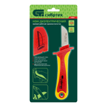 Нож диэлектрический до 1000 В, прямая рабочая кромка полотна Сибртех 78800