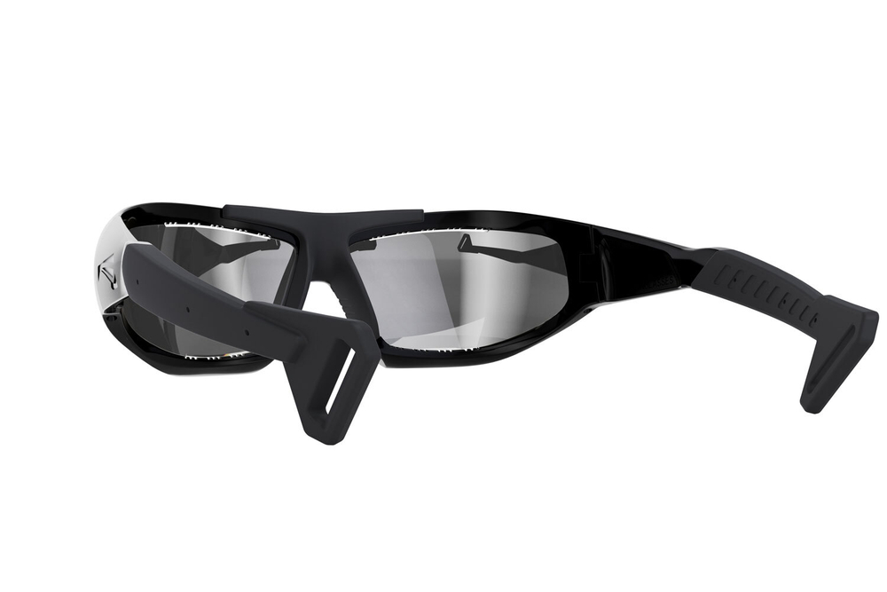 Спортивные очки LiP Surge / Gloss Black - Black / PC Photochromic / ecLiPse™ Series ML Silver Smoke AF