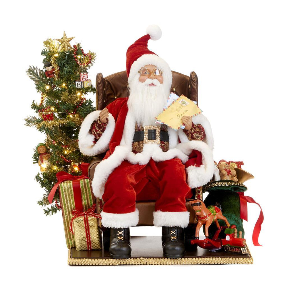 Дед Мороз в кресле