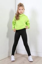 Брюки для девочки Легинсы утепл-3 Виотекс ЧЁРНЫЙ