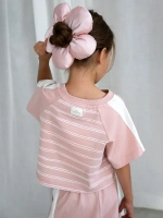 Летний костюм детский, футболка и кюлоты