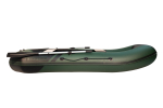 YACHTMAN-280 МНД НАДУВНОЕ ДНО (Яхтман) зеленый-черный (лодка ПВХ с усилением)