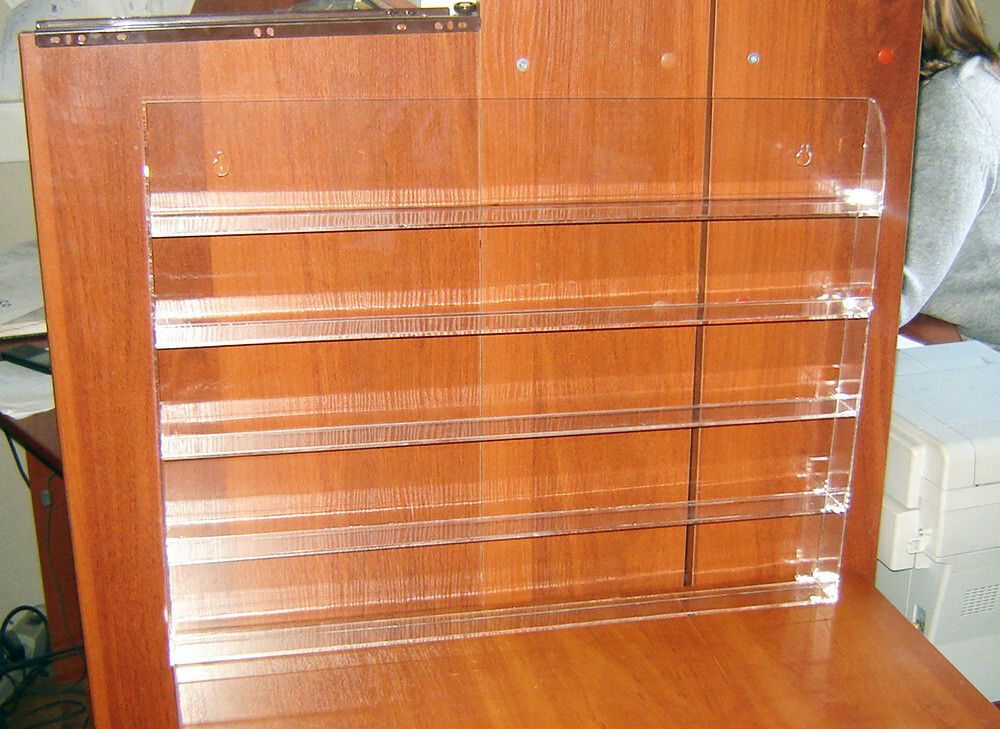 Стенд для лаков 620х45х472 мм 5 ярусов