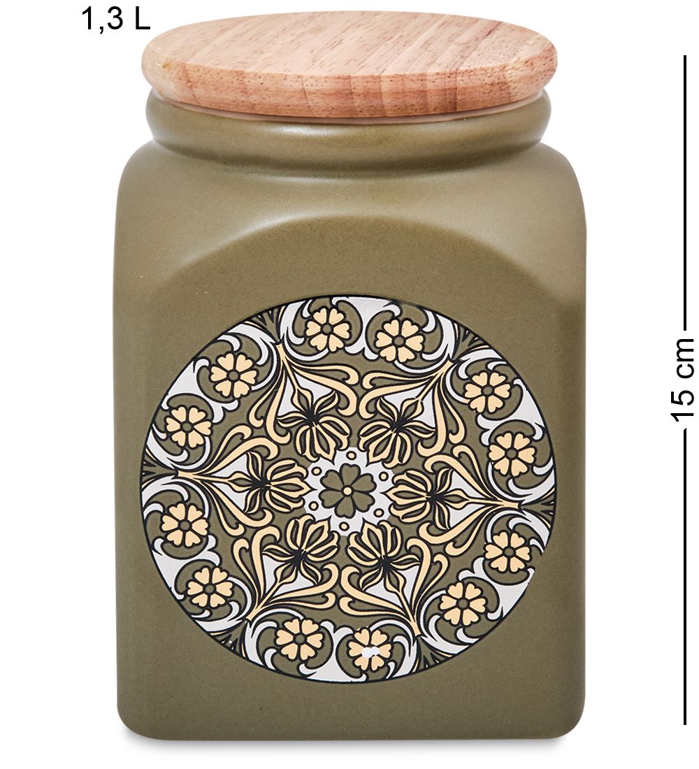 TJ-18/2 Керамическая банка бол. с крышкой
