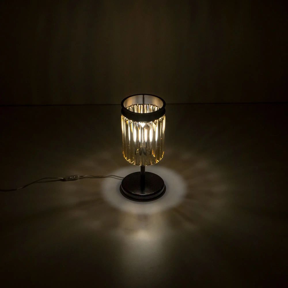 Citilux Мартин CL332812 Настольная лампа хрустальная Шампань