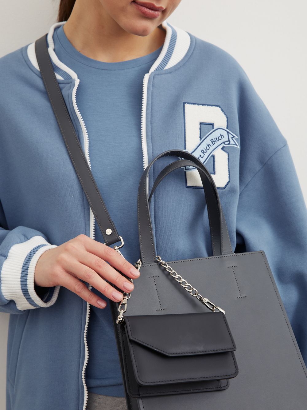 ШОППЕР МАЛЕНЬКИЙ ГРАФИТ