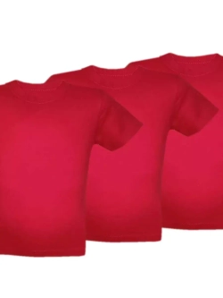 Футболка однотонная для садика и школы.Набор 3 шт.