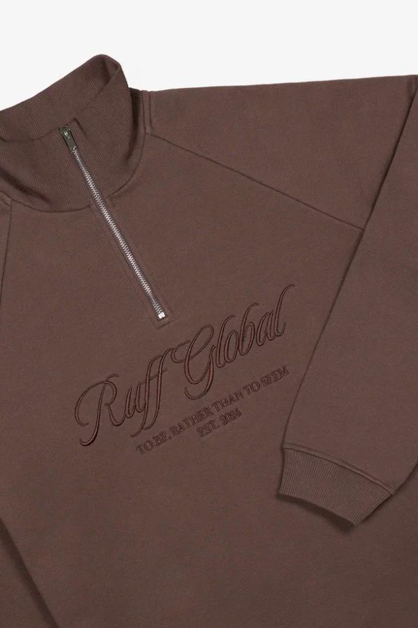 Толстовка на молнии кофейная - фото 7