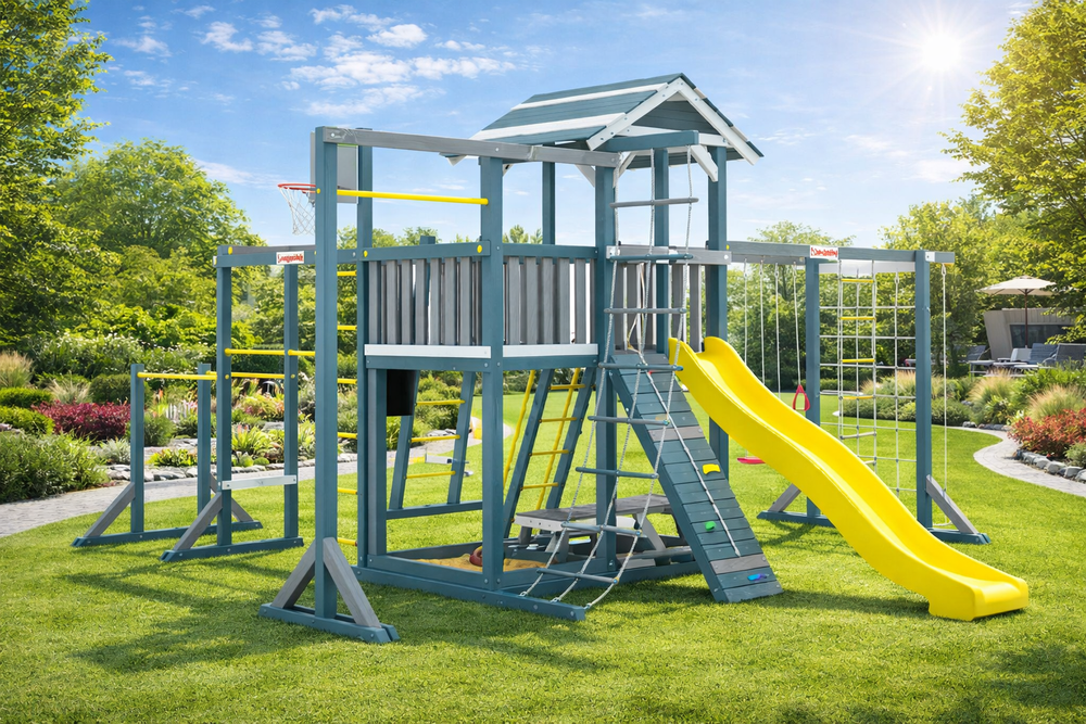 Детская площадка Савушка "Семейная" (Индиго)