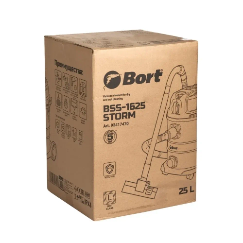 BORT BSS-1625-STORM Строительный пылесос