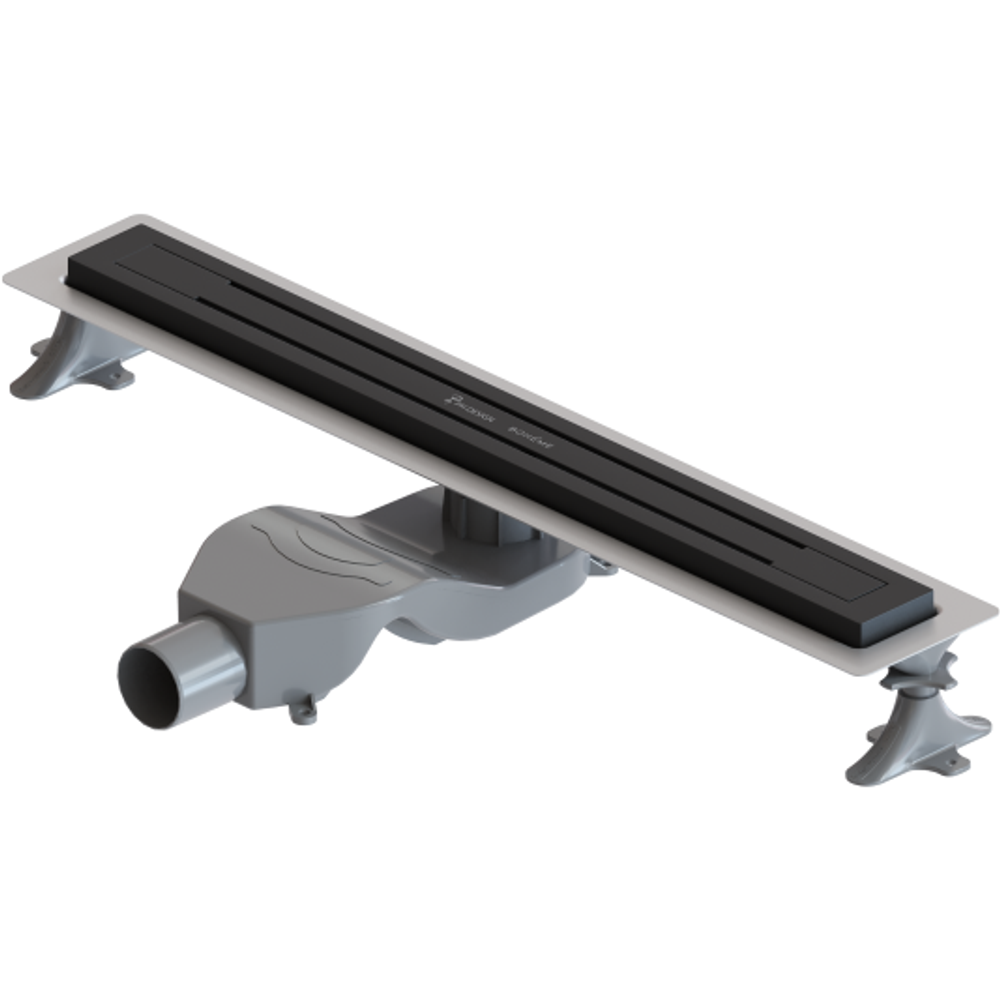 Душевой лоток Boheme Premium Trendy 60см 983-60-B нержавеющая сталь ЧЕРНЫЙ