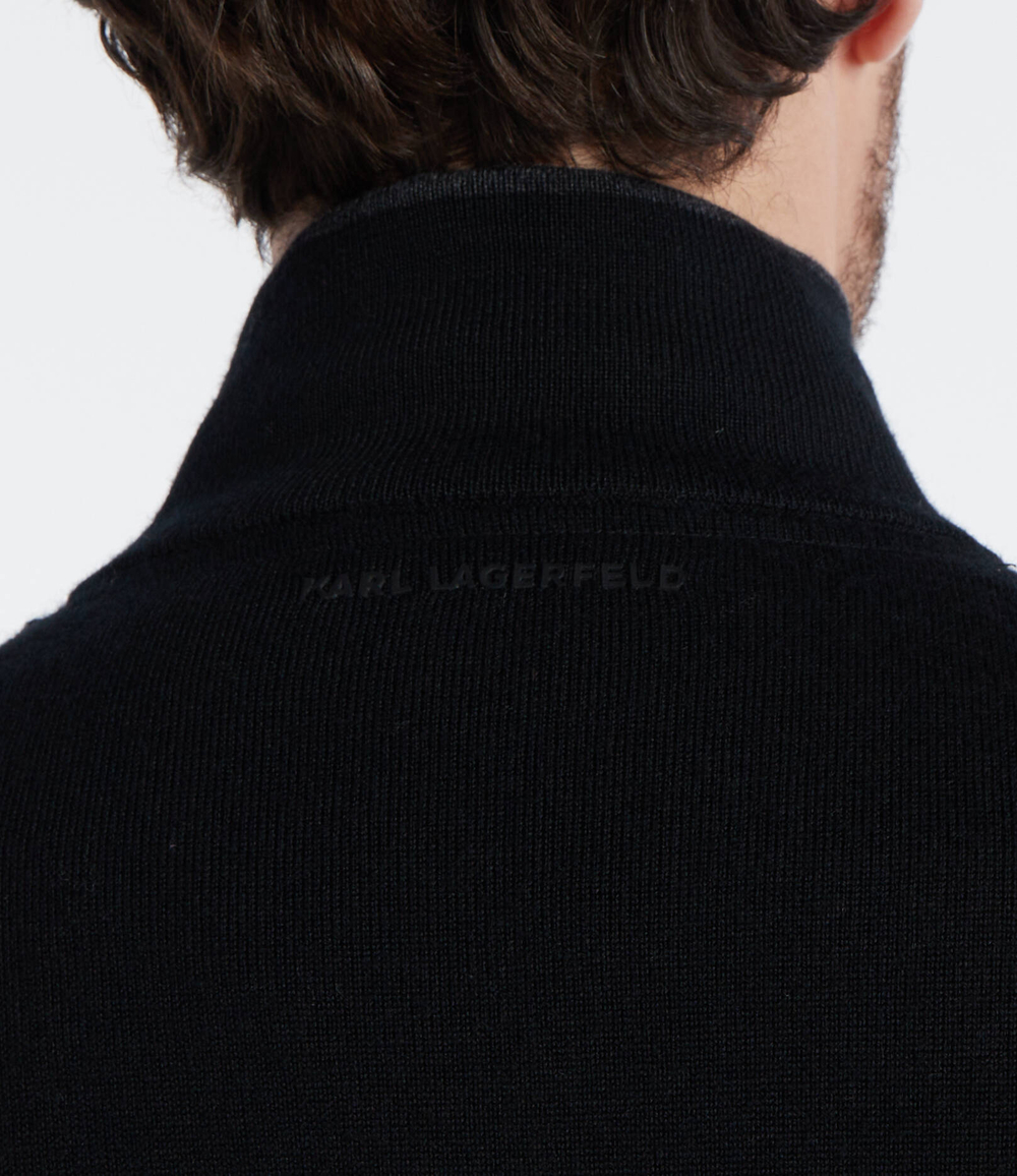 Хлопковый свитер Karl Lagerfeld - черный(655008 534399)