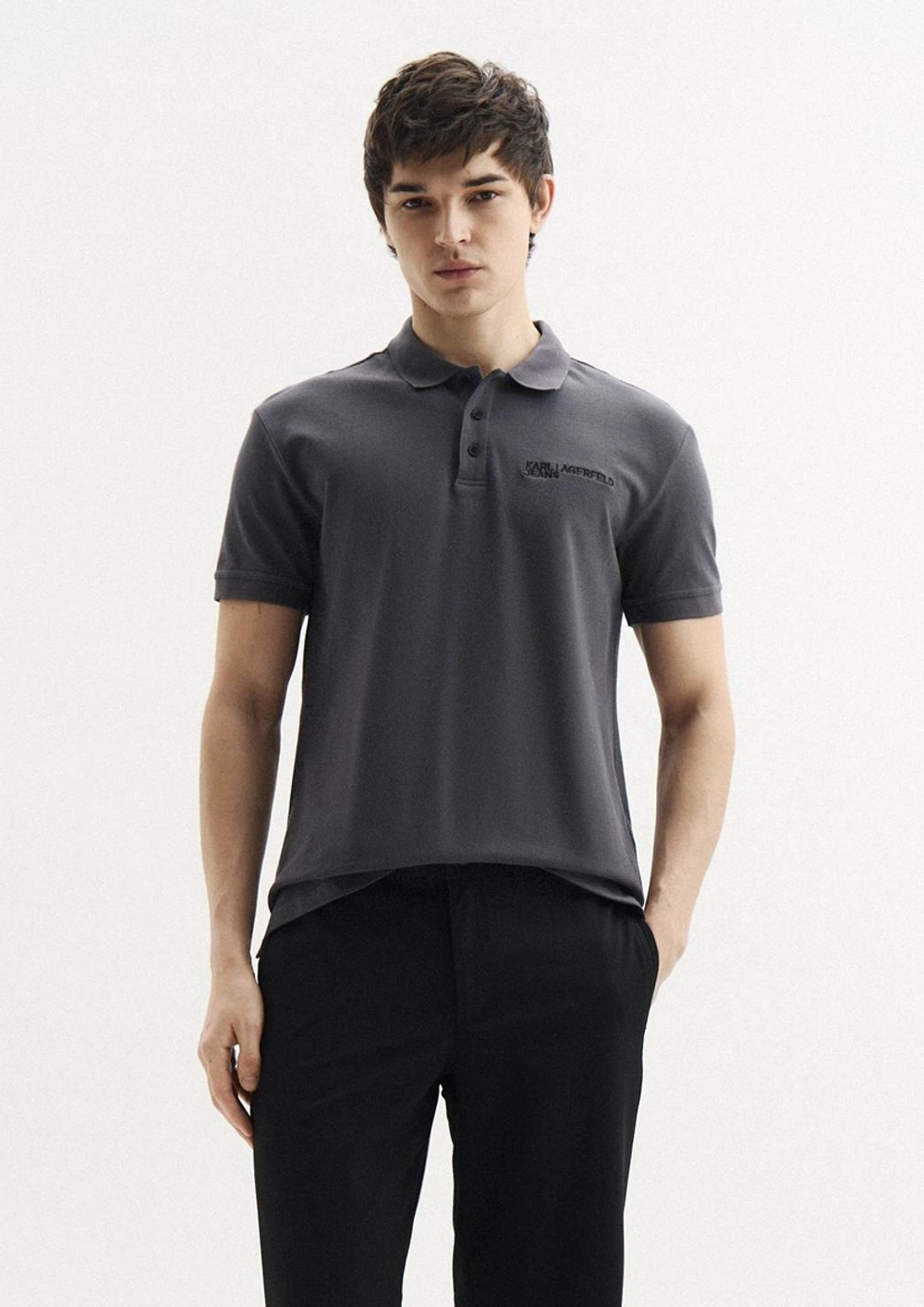 Поло KARL LAGERFELD JEANS Regular Pique Polo