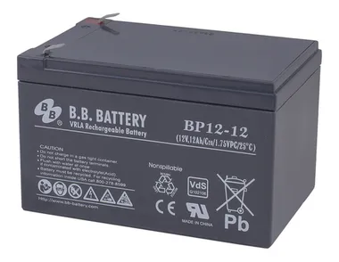 Аккумуляторы B.B.Battery BP12-12 - изображение 1 Аккумуляторы B.B.Battery BP12-12 - фото 1