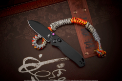 Складной нож Kizer Drop Bear сталь 154CM Черное Покрытие рукоять Алюминий