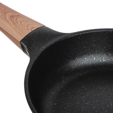 SATOSHI Карнуа Сковорода литая d20см, антипригарное покрытие Мрамор, индукция