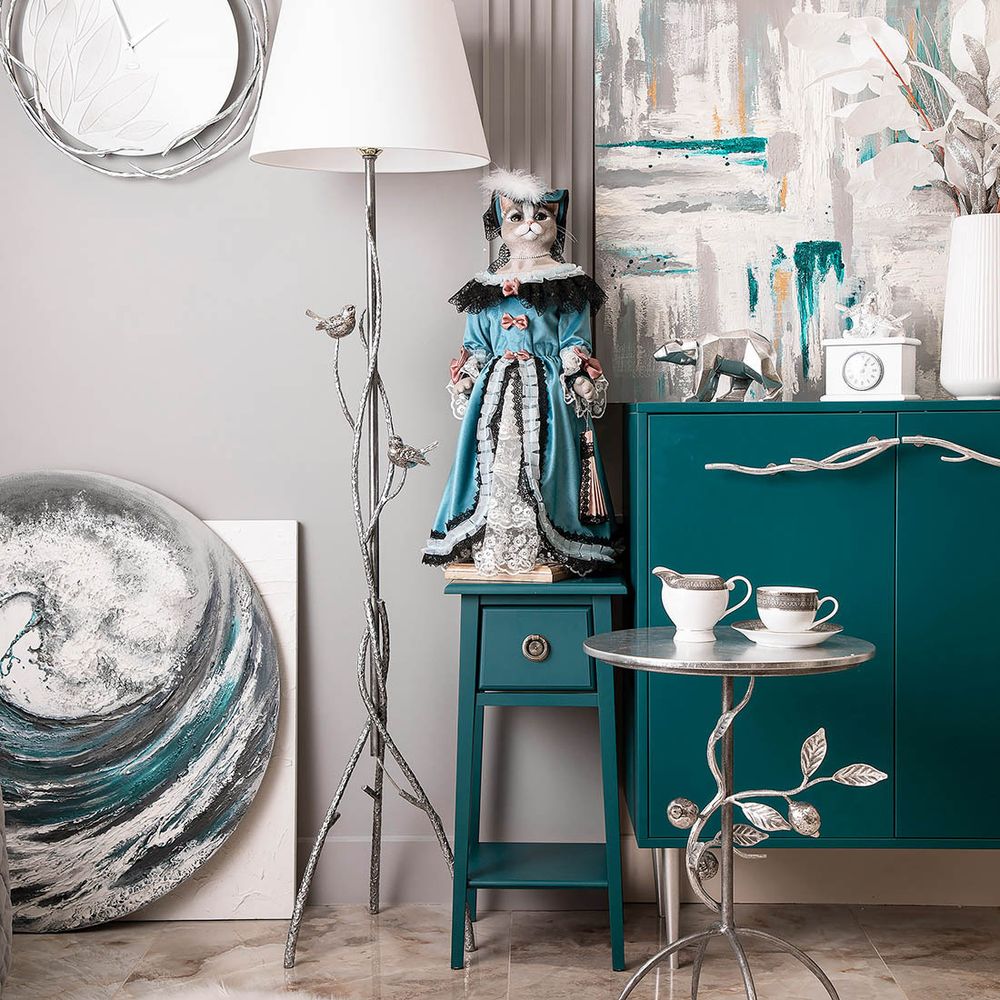 Столик декоративный Лайм Лаш Айс