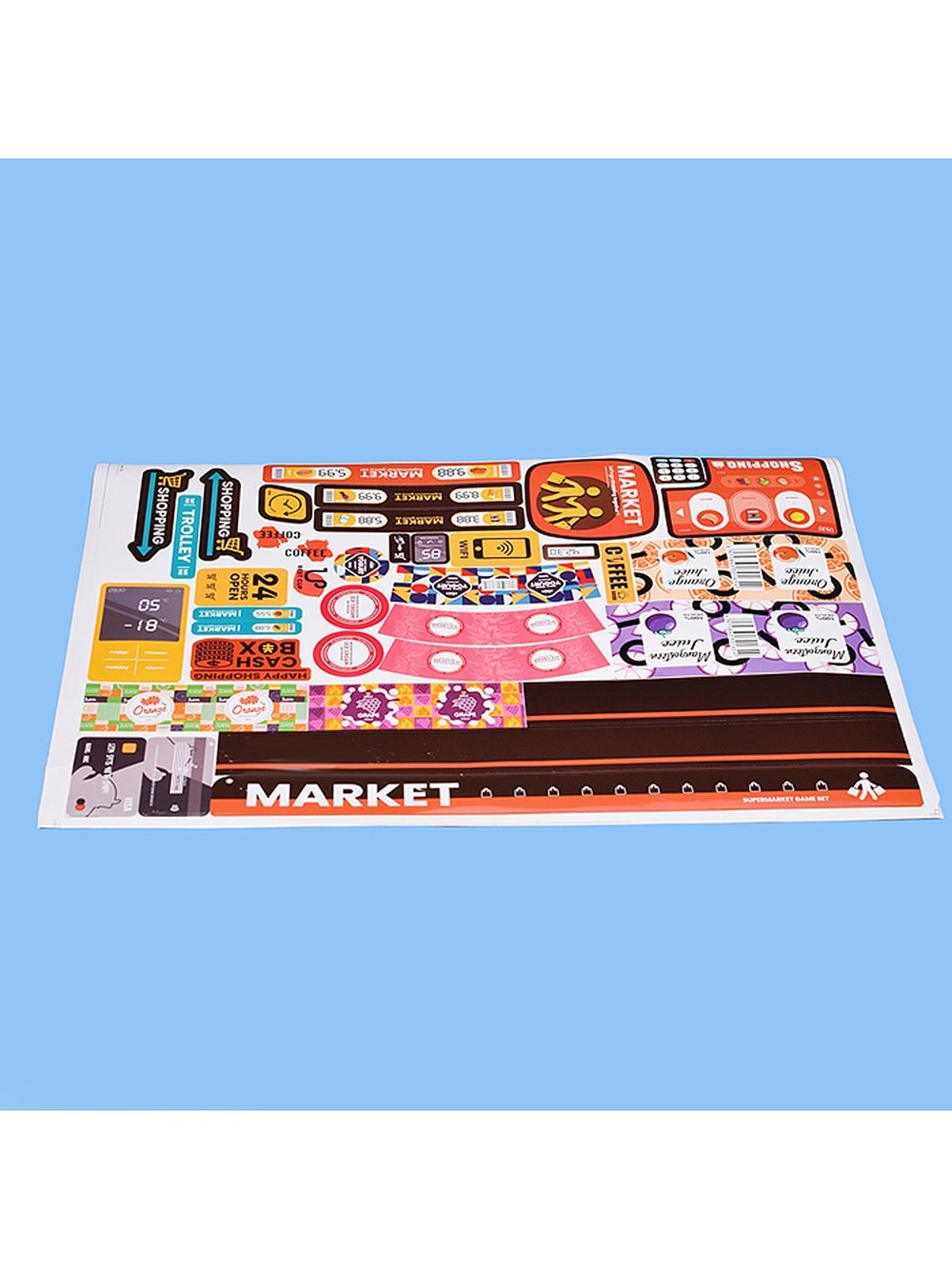 Игровой набор супермаркет Мой магазин 52 предмета (668-131)